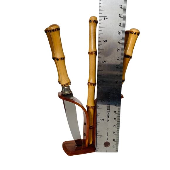 Vintage Bakelite Rostfrei Solingen Knife Set - Picture 13 of 13